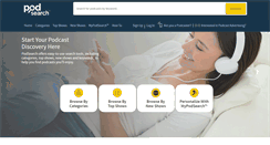 Desktop Screenshot of podsearch.com